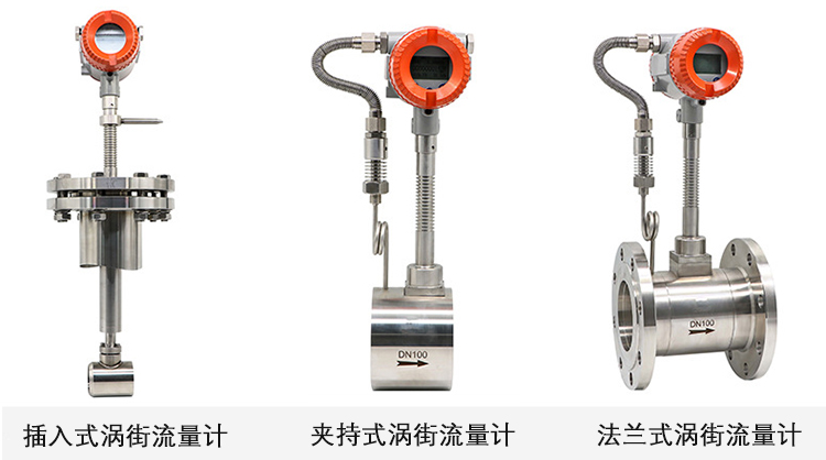 远传涡街流量计产品分类图